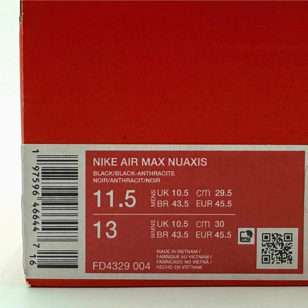 Nike shoes - Nike Air Max Nuaxis - Air Max Nuaxis - FD4329-004 - Black, Manufacturer: Black / Black Anthracite (UPC: 197596466447) 1
