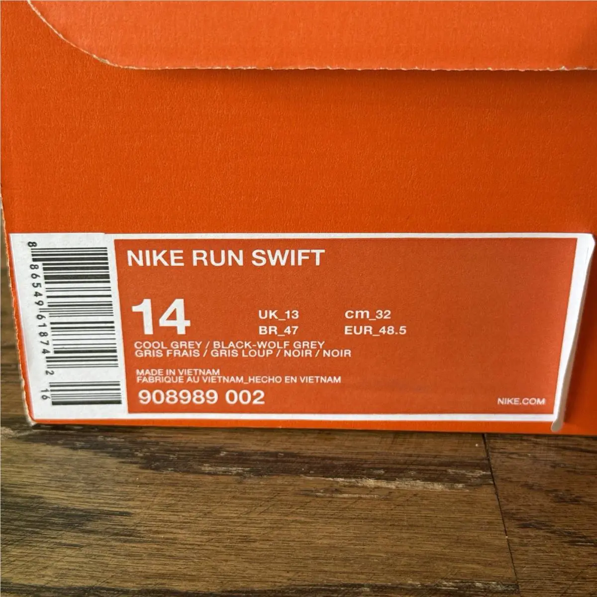 Nike shoes - Nike Run Swift - Run Swift - 908989-002 - Gray 5