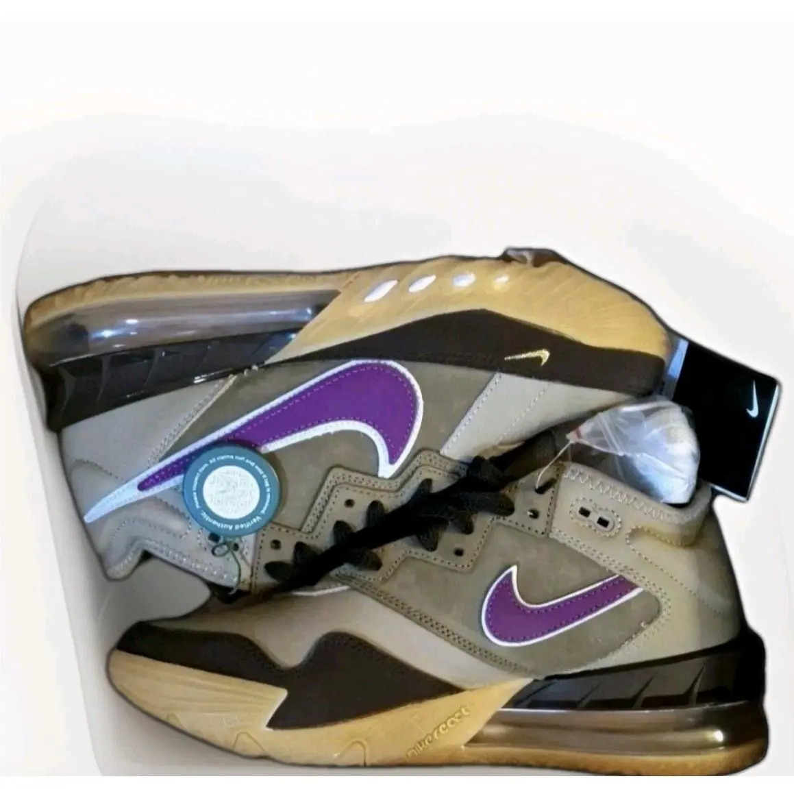 Nike shoes - Nike Lebron XVIII Low NRG - CW3153-200 - Khaki/Viotech-Dark Mocha (UPC: 194957805969) 1