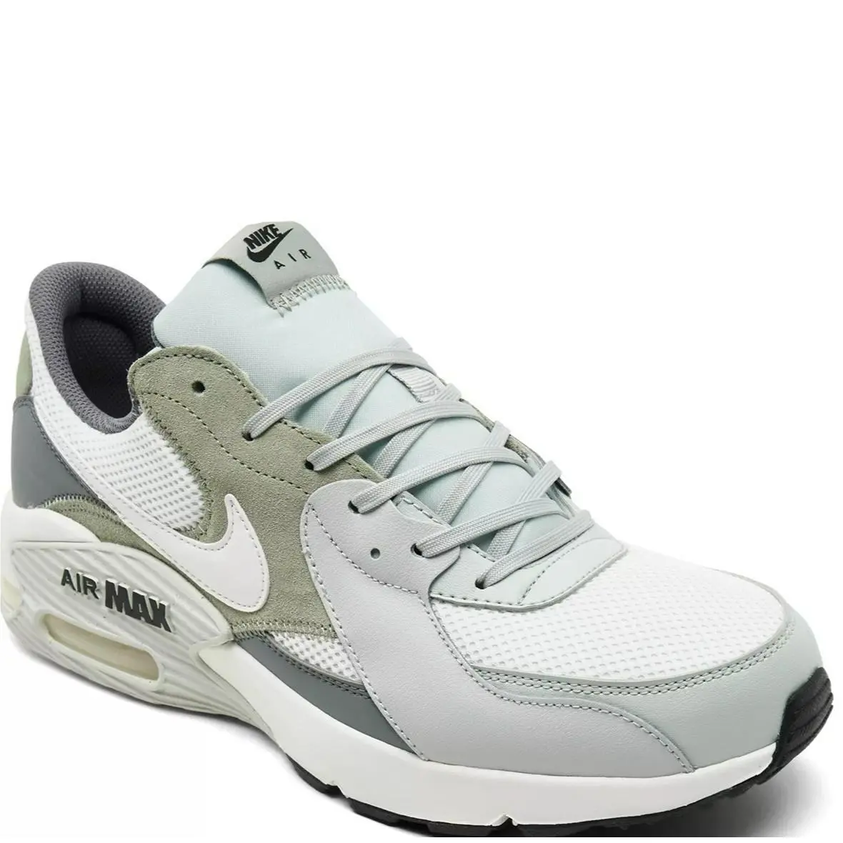Nike Air Max Excee Shoes Mens 7.5 Summit White Silver Sage Green Running FZ5486