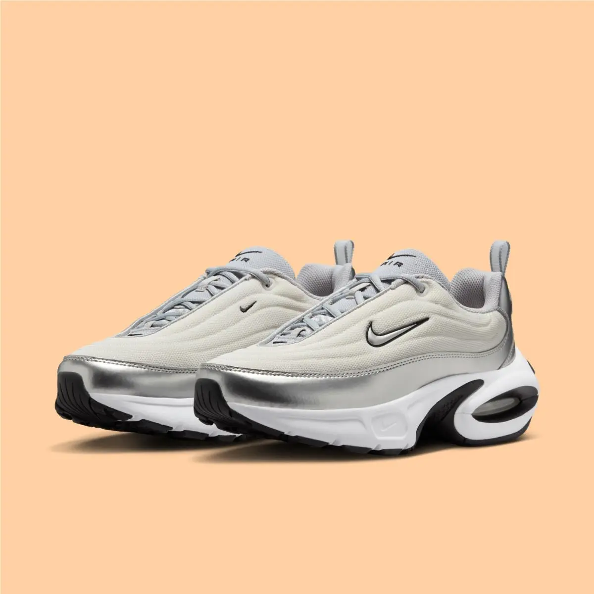 Nike Air Max Portal SE Silver HM0256-001 Women`s Size 10.5 Shoes 108F - Silver