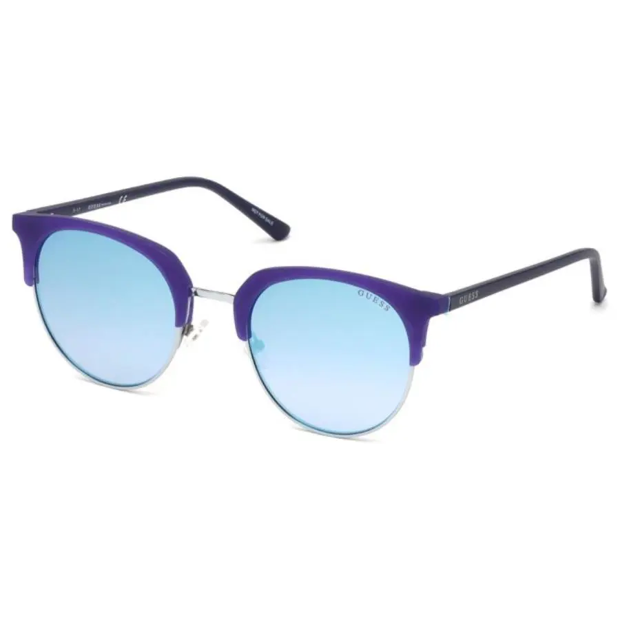 Guess Women Sunglass Round Matte Blue GU3026-S-91W Blue Gradient 52-20-140