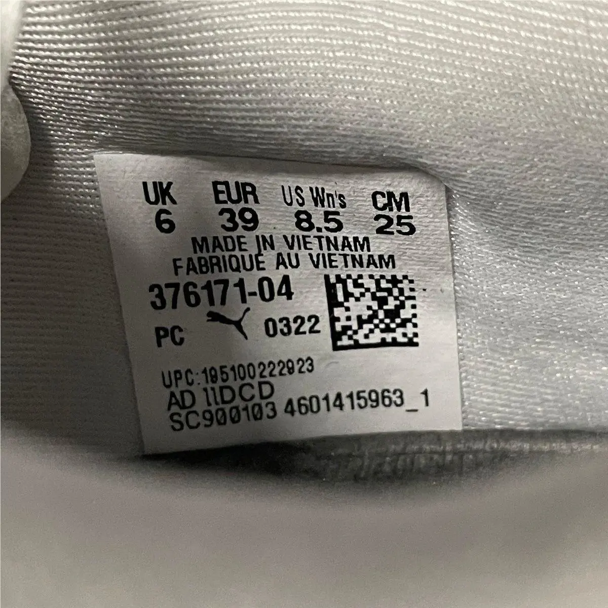 Puma shoes - VS171090 - vs-171090 - White (UPC: 195100222923) 1