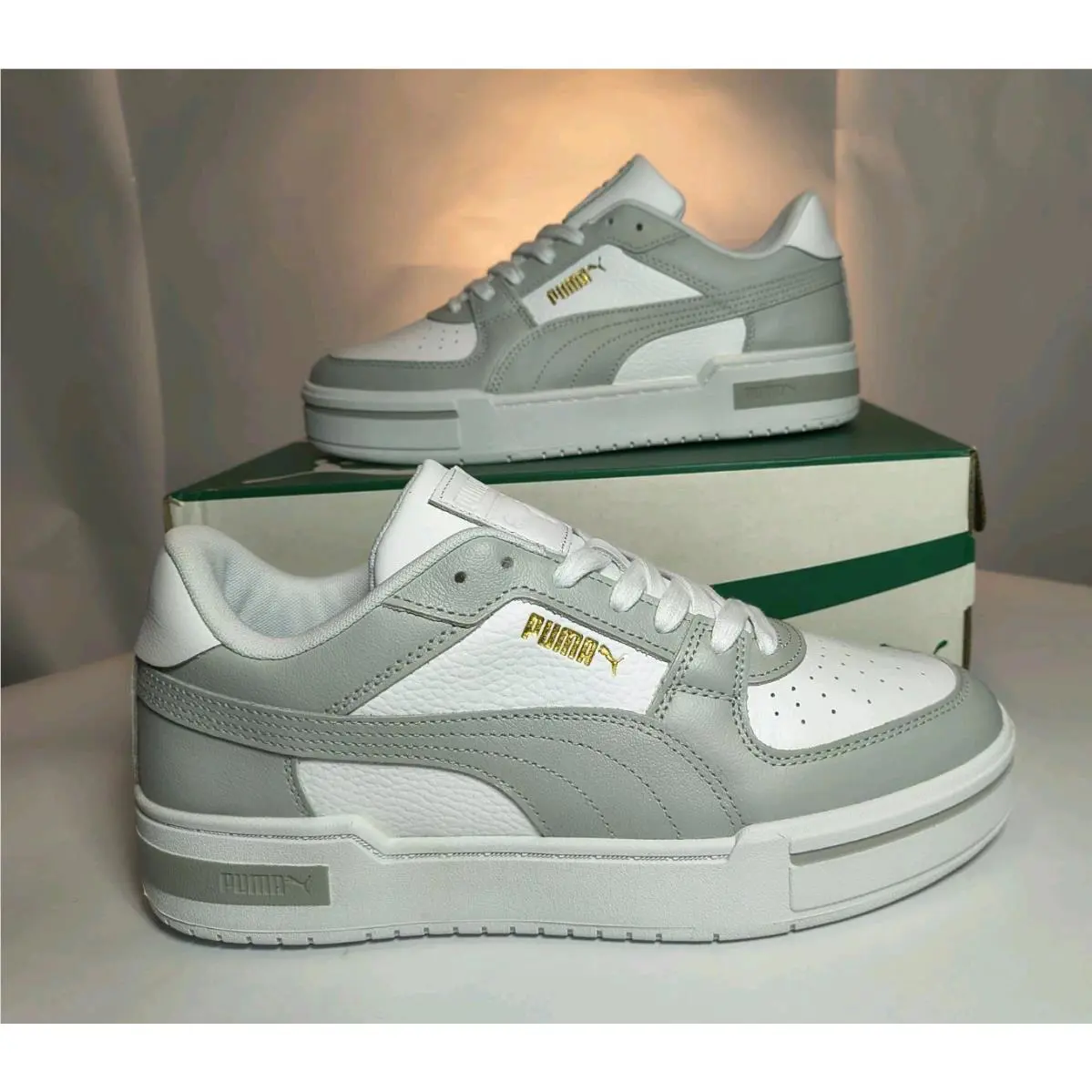 Puma shoes - Puma CA PRO HERITAGE - PRO HERITAGE - 38019007 - PUMA WHITR / HARBOR MIST (UPC: 195100342577) 2