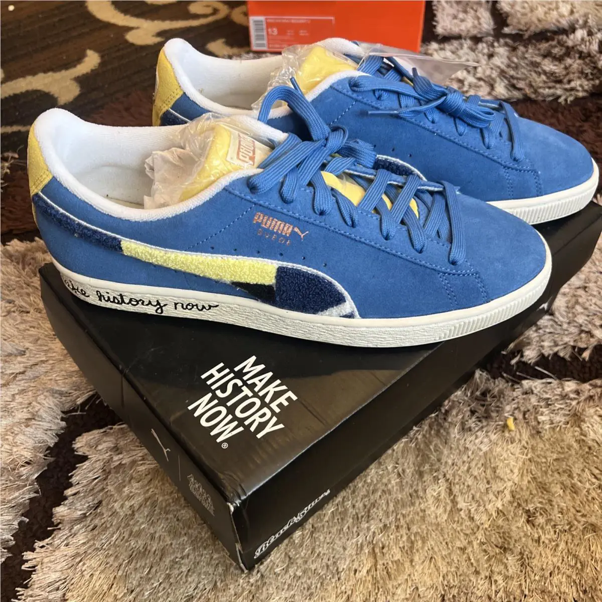 Puma shoes - PUMA Suede - Suede - 381957-01 - Blue 2