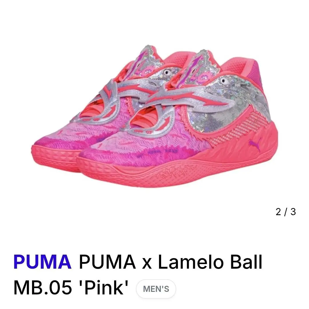 Puma shoes - PUMA MB 05 - 312129-01 - Pink 0