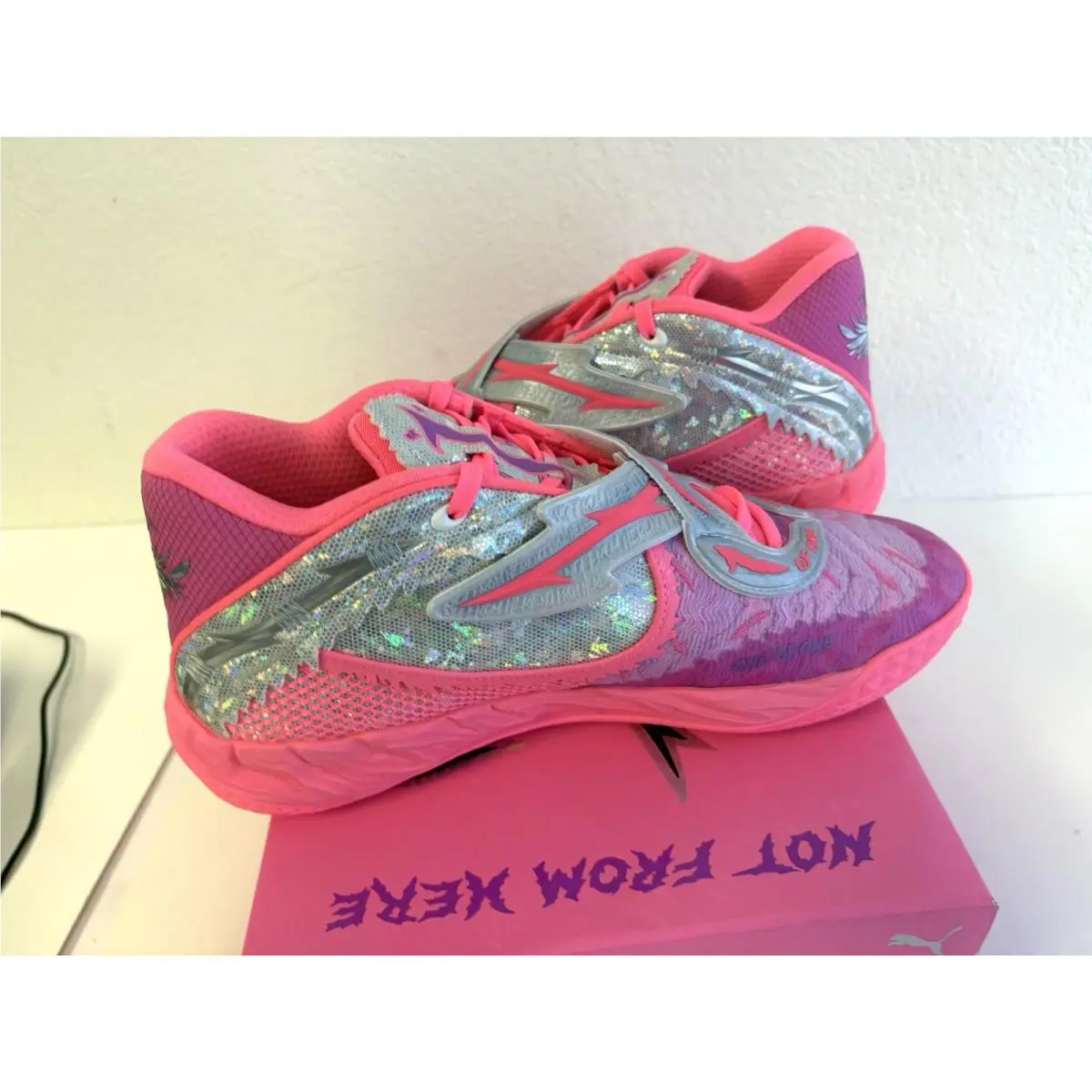 Puma shoes - MB.05 World Tour - World Tour - 312129-01 - Sun Struck / Pure Magenta 8