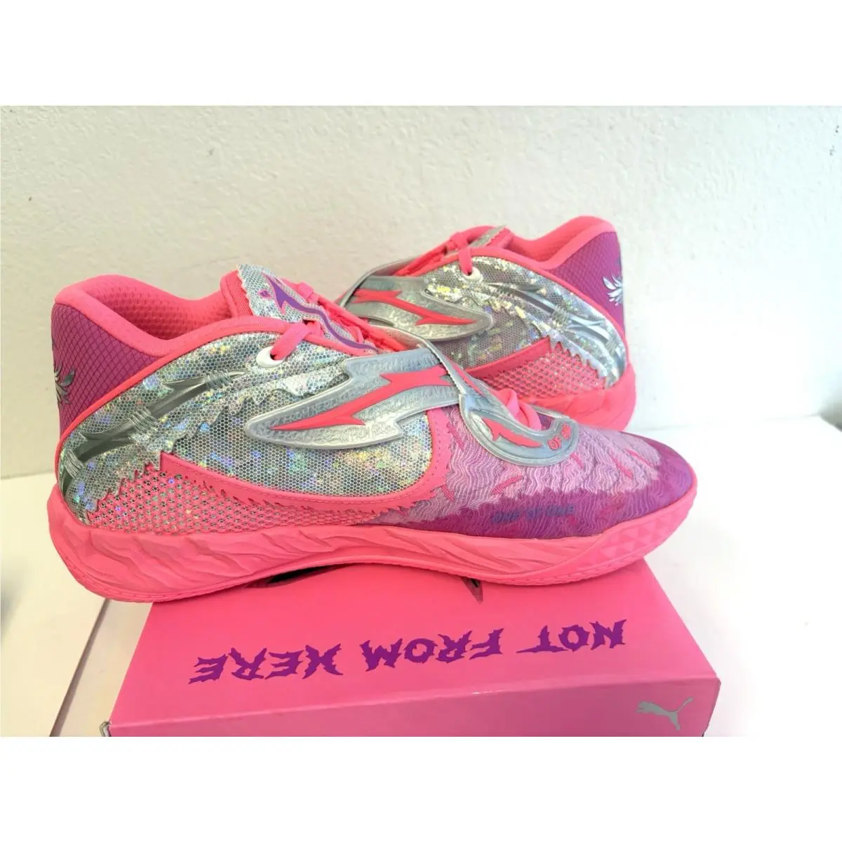 Puma shoes - MB.05 World Tour - World Tour - 312129-01 - Sun Struck / Pure Magenta 13