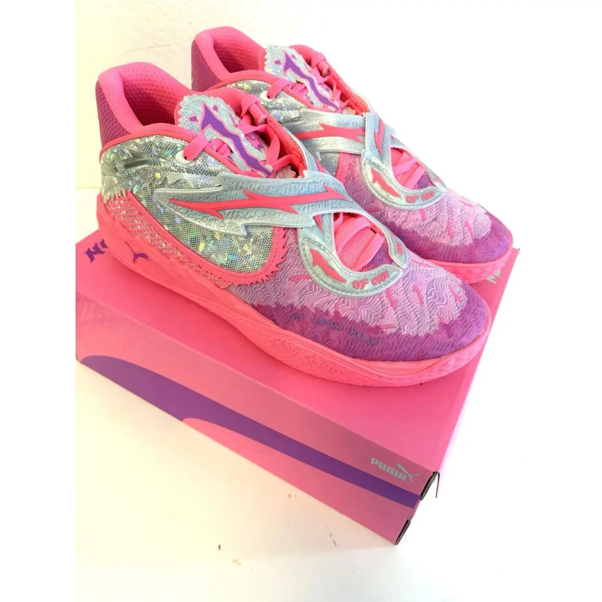 Puma shoes - MB.05 World Tour - World Tour - 312129-01 - Sun Struck / Pure Magenta 5