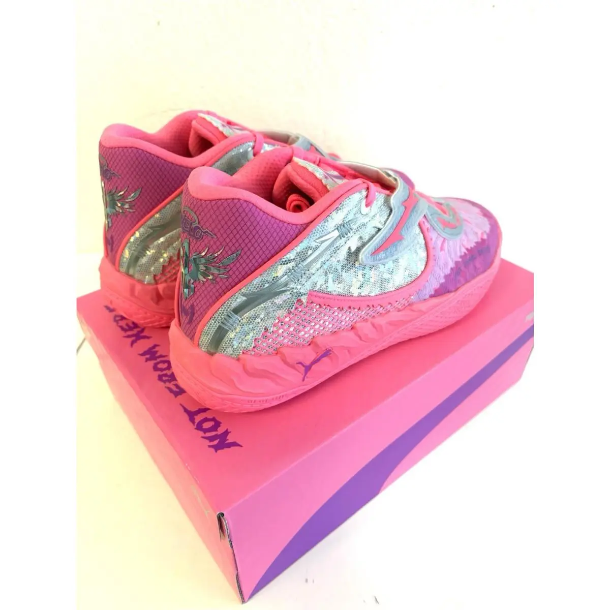 Puma shoes - MB.05 World Tour - World Tour - 312129-01 - Sun Struck / Pure Magenta 6
