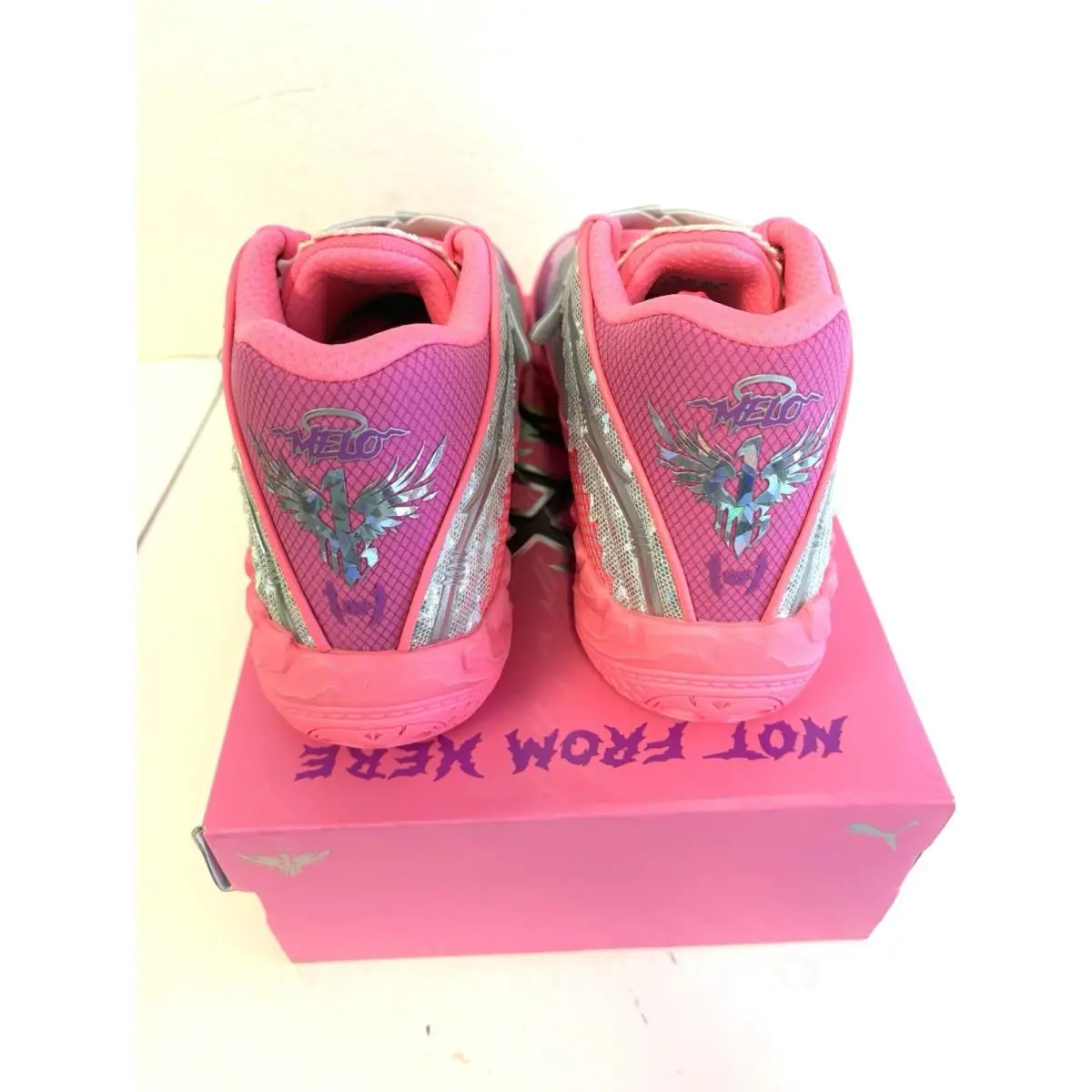 Puma shoes - MB.05 World Tour - World Tour - 312129-01 - Sun Struck / Pure Magenta 7
