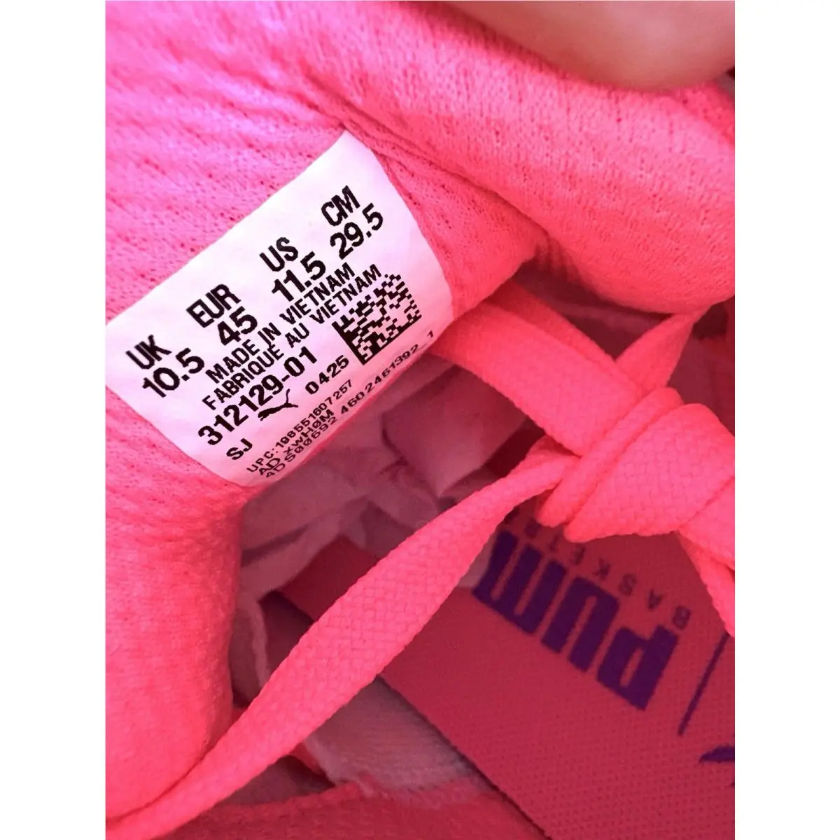 Puma shoes - MB.05 World Tour - World Tour - 312129-01 - Sun Struck / Pure Magenta 12