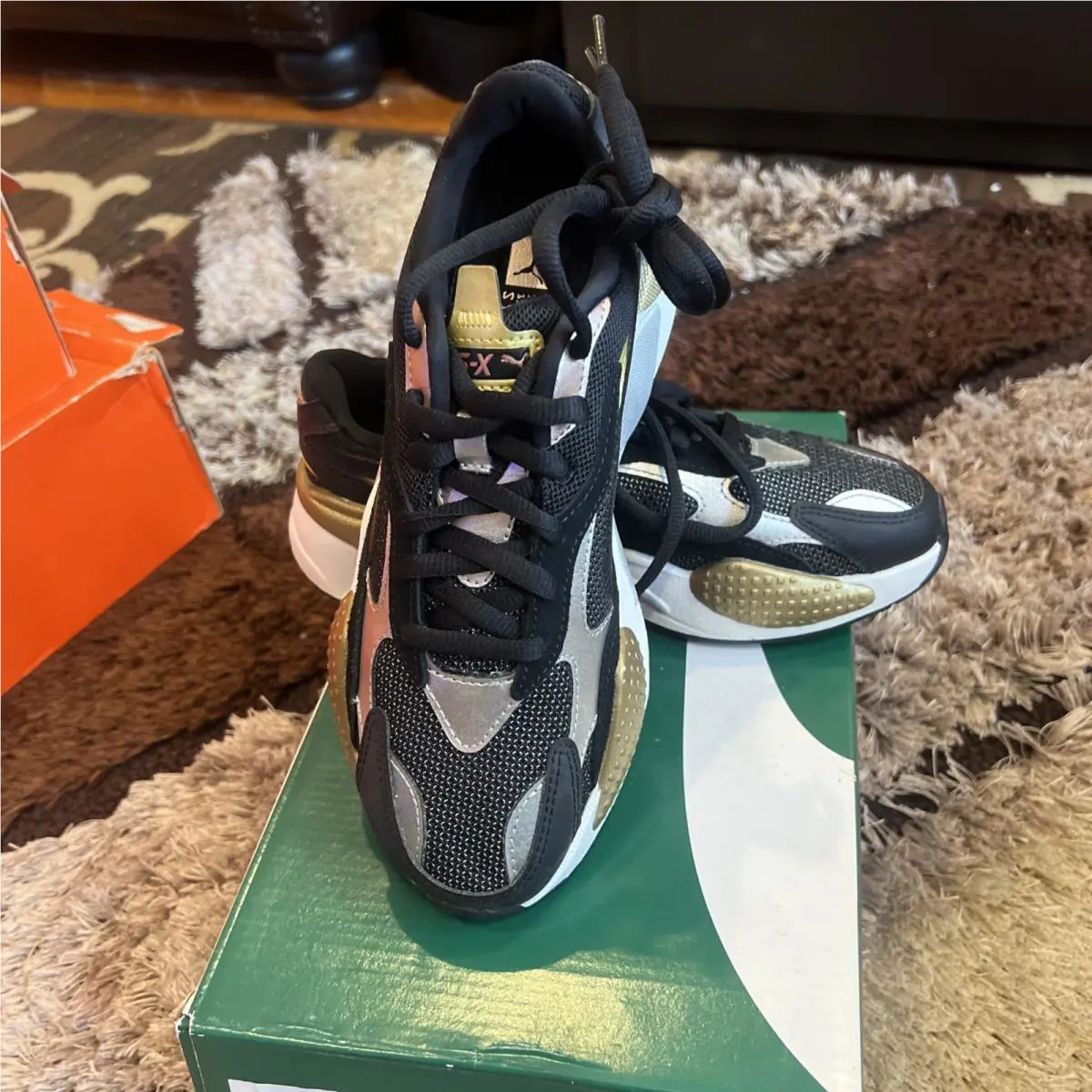 Puma shoes - PUMA RS-X3 - 374808-01 - Gold 4