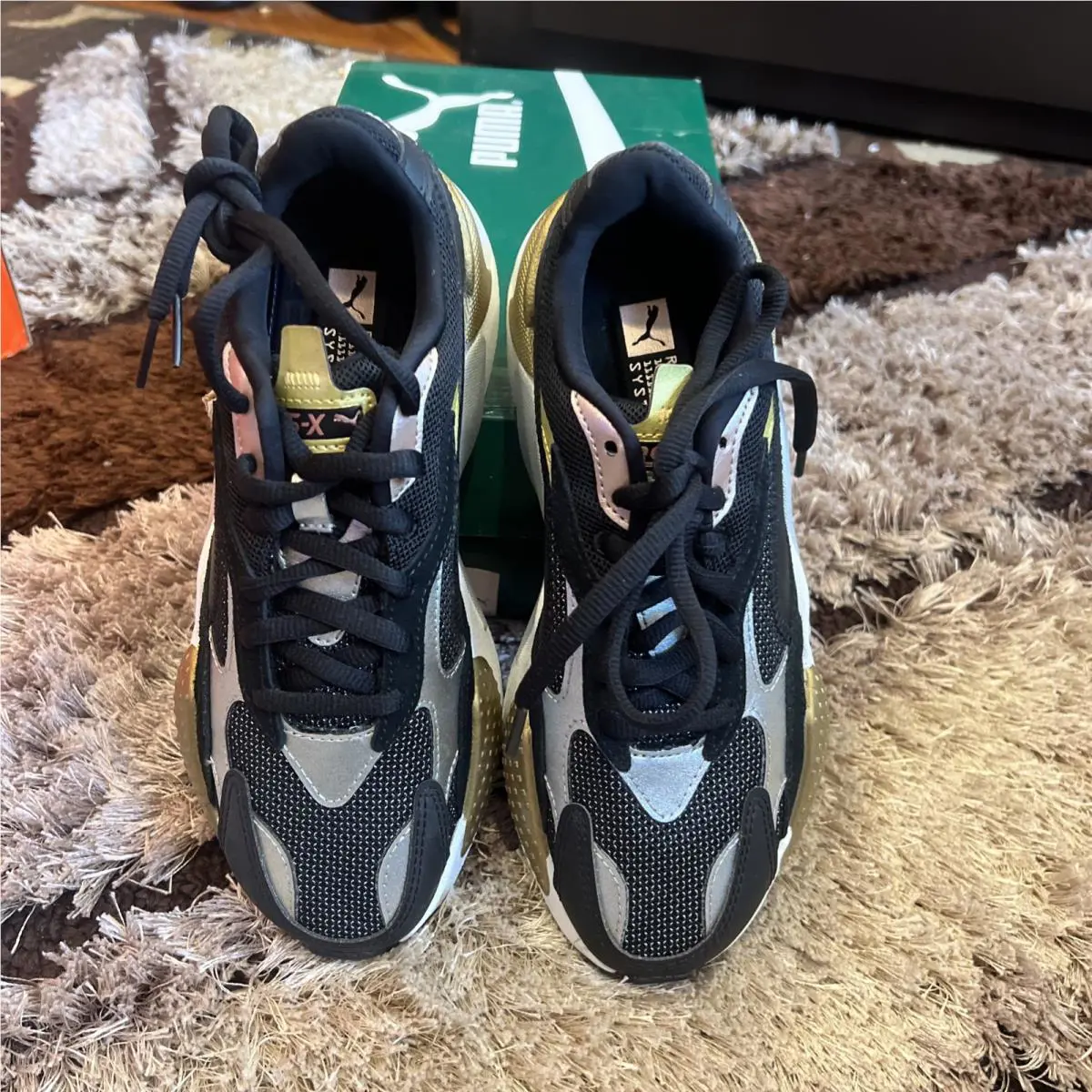Puma shoes - PUMA RS-X3 - 374808-01 - Gold 7
