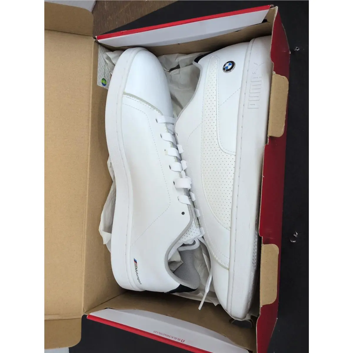 Puma shoes - bmw MMS Smash V2 - bmw MMS Smash - White (UPC: 192340872420) 1