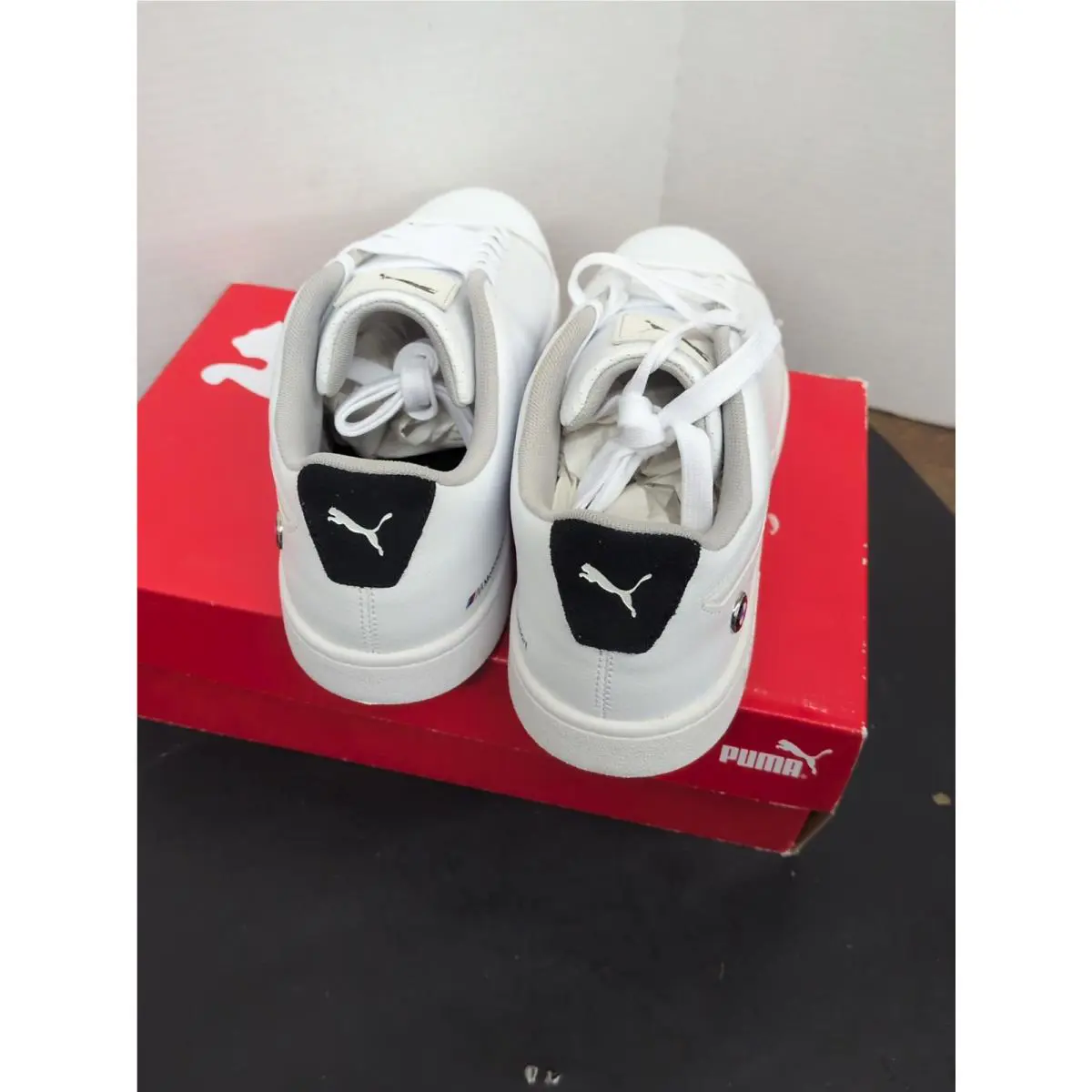 Puma shoes - bmw MMS Smash V2 - bmw MMS Smash - White (UPC: 192340872420) 6