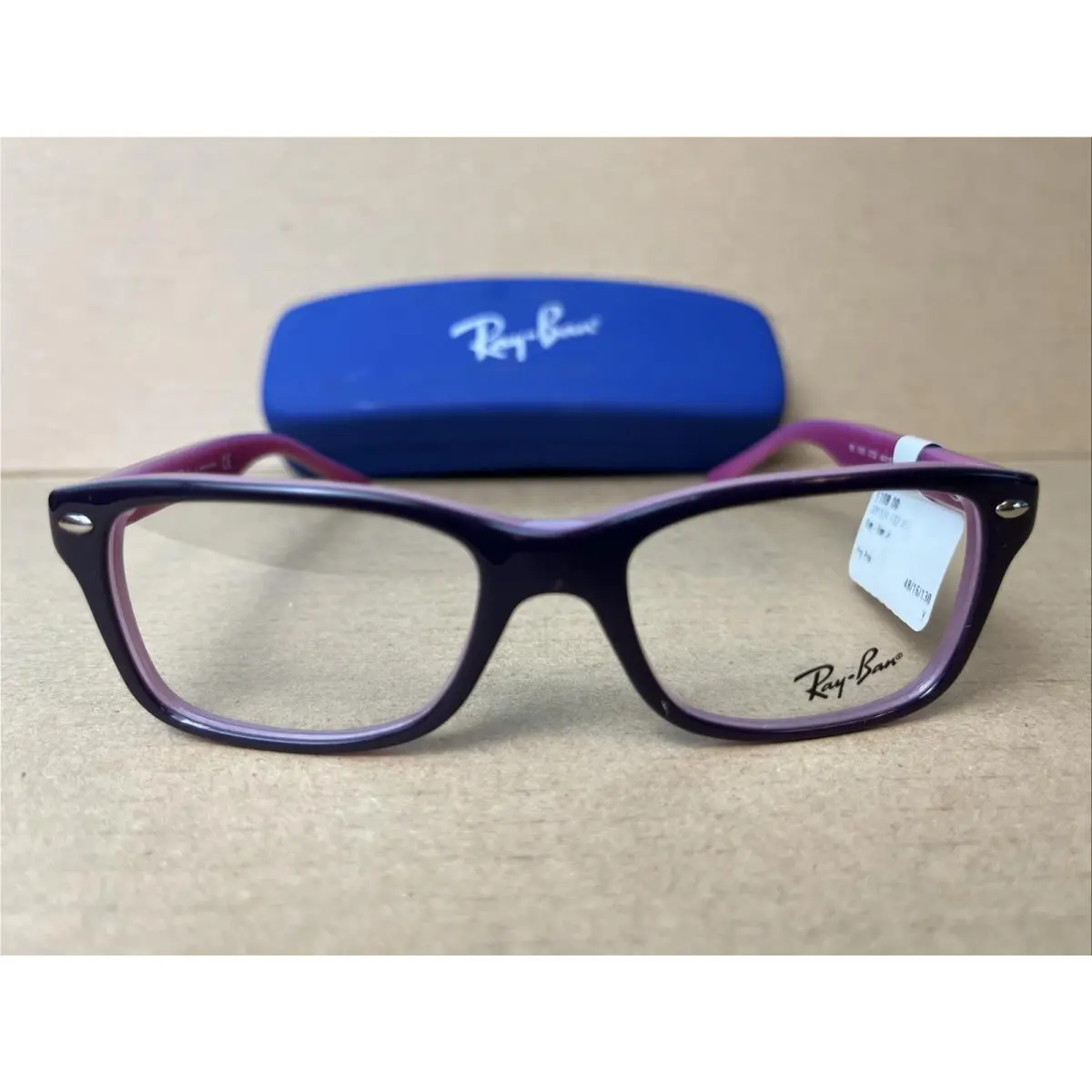 Ray Ban Kids RB 1531 3702 Eyeglasses Purple Pink 48-16-130 Frames