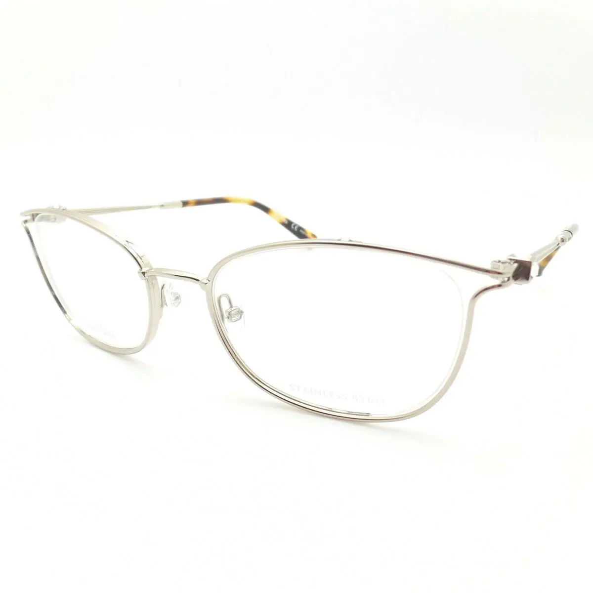 Max Mara MM 1358 3YG Light Gold 52 Eyeglass Frame