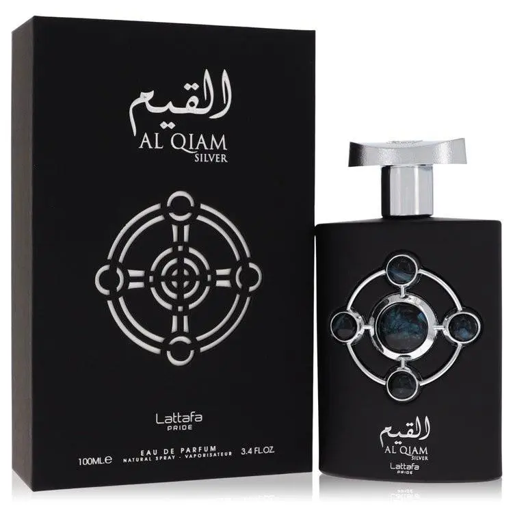 Lattafa Pride Al Qiam Silver by Lattafa Eau De Parfum Spray Unisex 3.4 oz For
