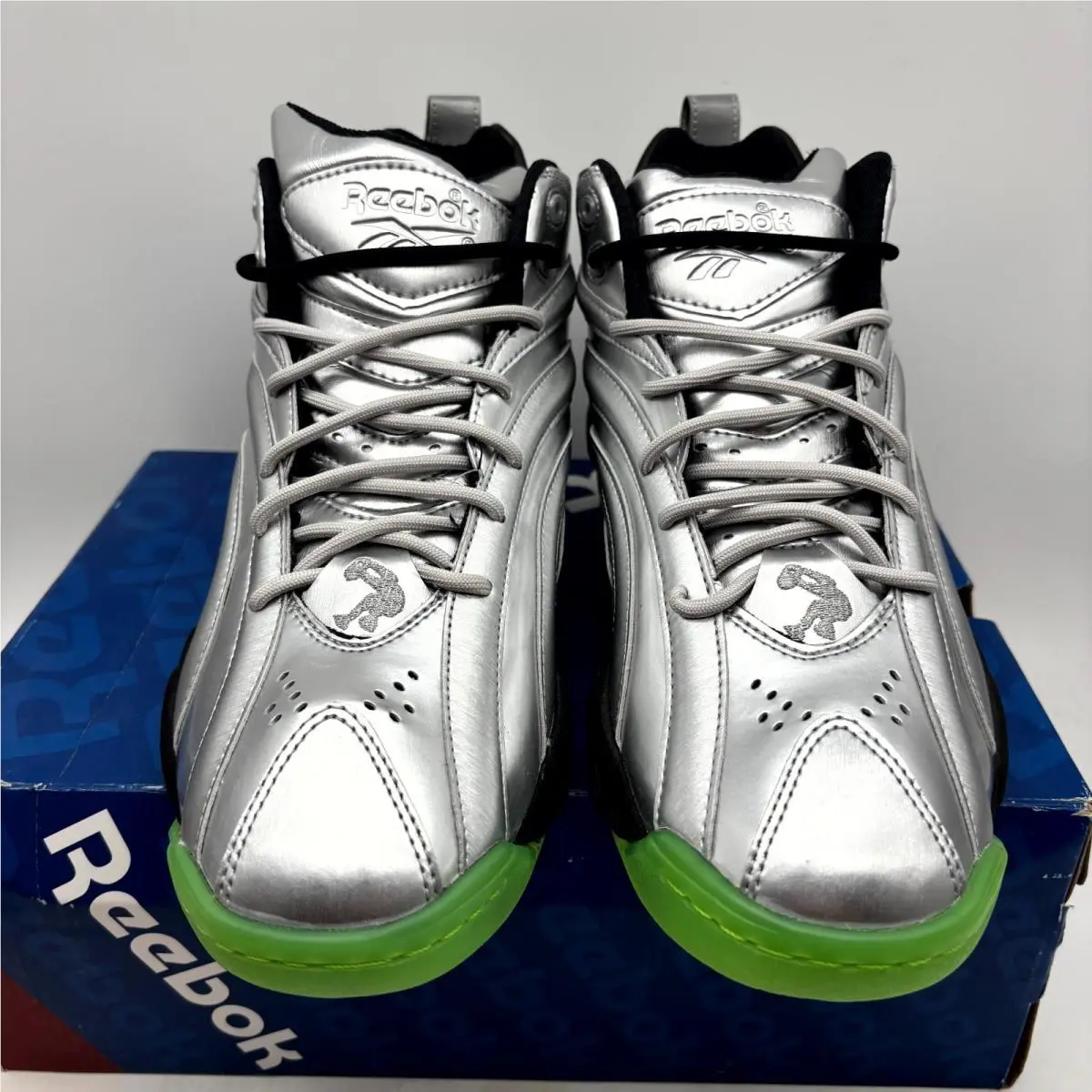 Reebok shoes - Reebok Shaqnosis V51850 - Shaqnosis - V51850 - Silver Black (UPC: 886839180508) 1