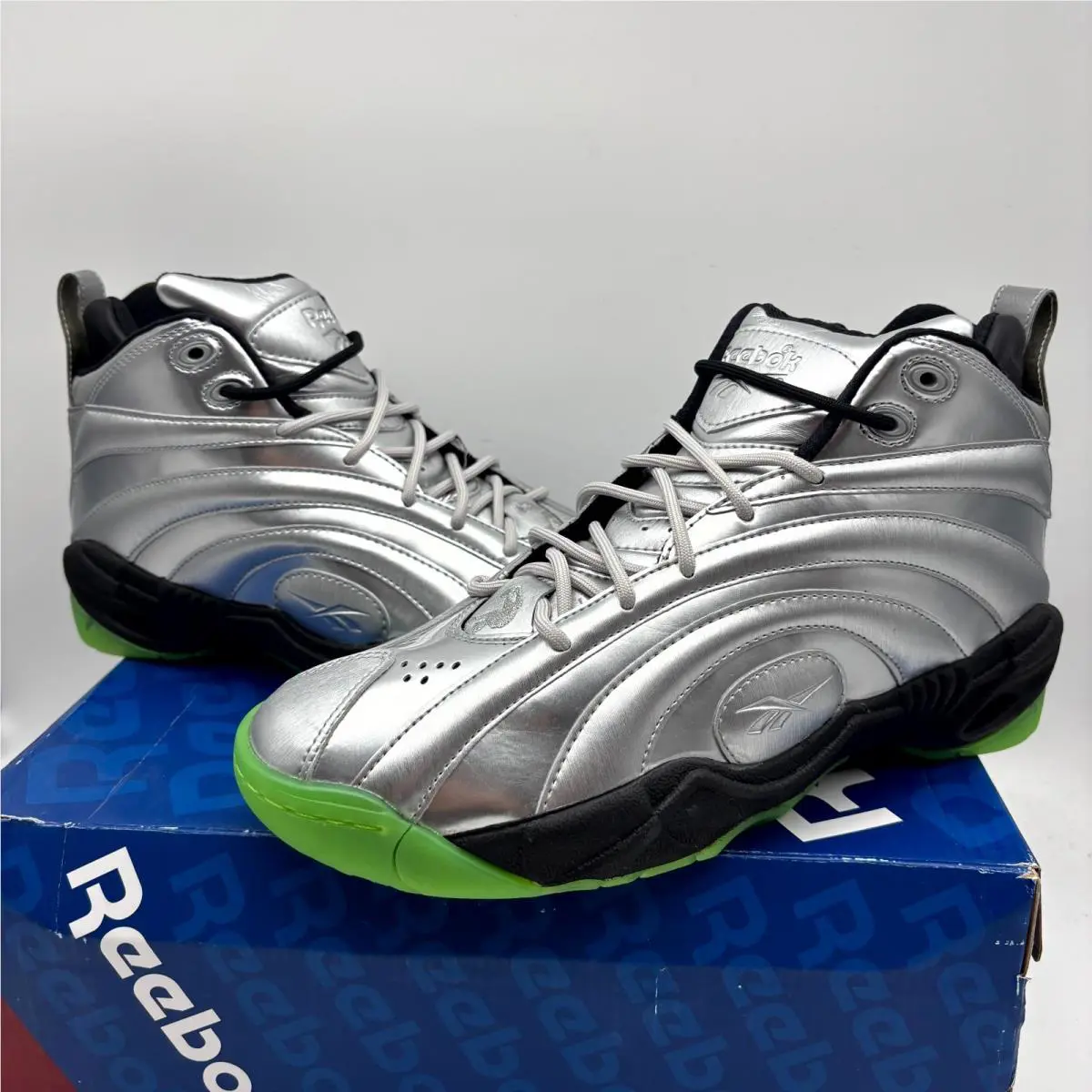 Reebok shoes - Reebok Shaqnosis V51850 - Shaqnosis - V51850 - Silver Black (UPC: 886839180508) 4