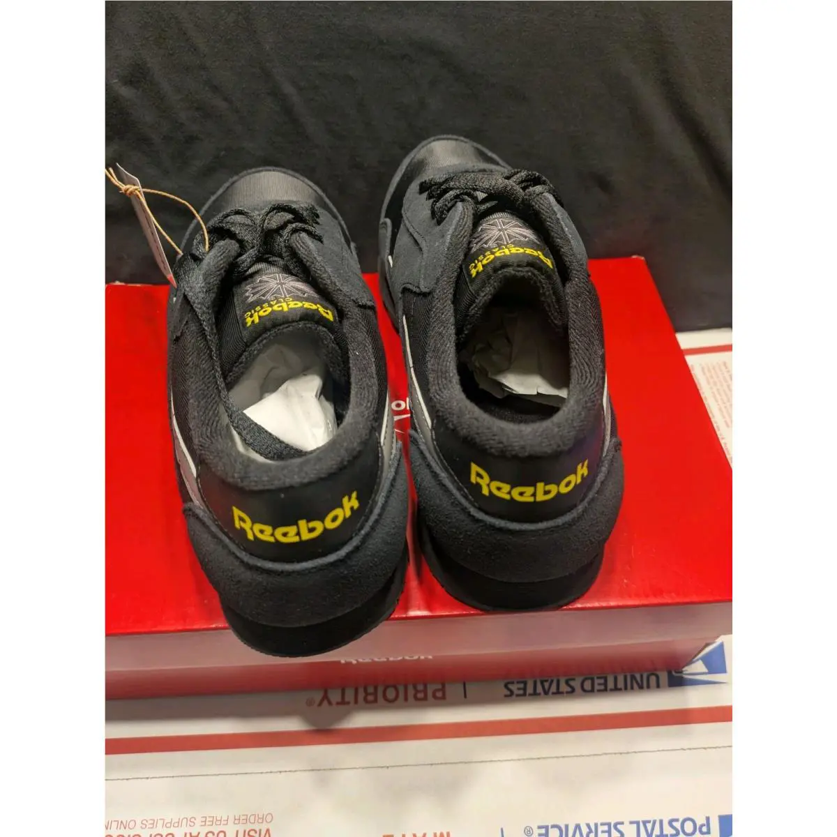 Reebok shoes - Reebok Classic Nylon - Classic Nylon - Black/Grey/Yellow 2