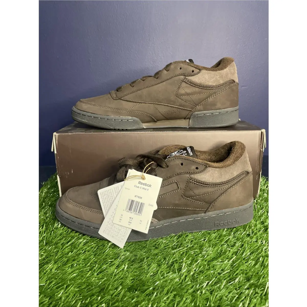 Reebok shoes - Reebok Club C - Club - IF7935 - Brown 6