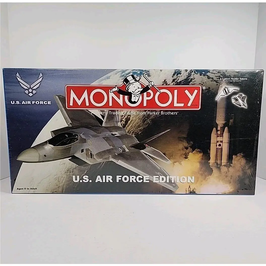 Monopoly US Air Force Edition Board Game 2005 Hasbro