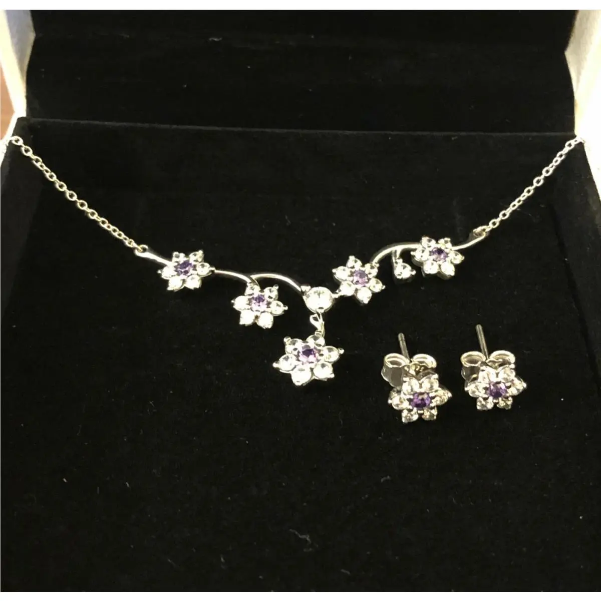 Pandora jewelry  - Purple & Clear, Main Stone: Purple 14