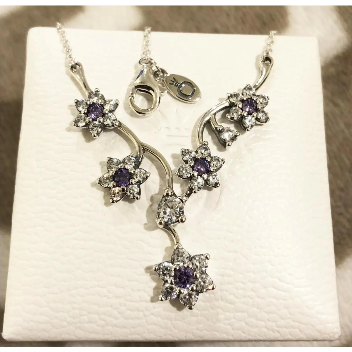 Pandora jewelry  - Purple & Clear, Main Stone: Purple 17