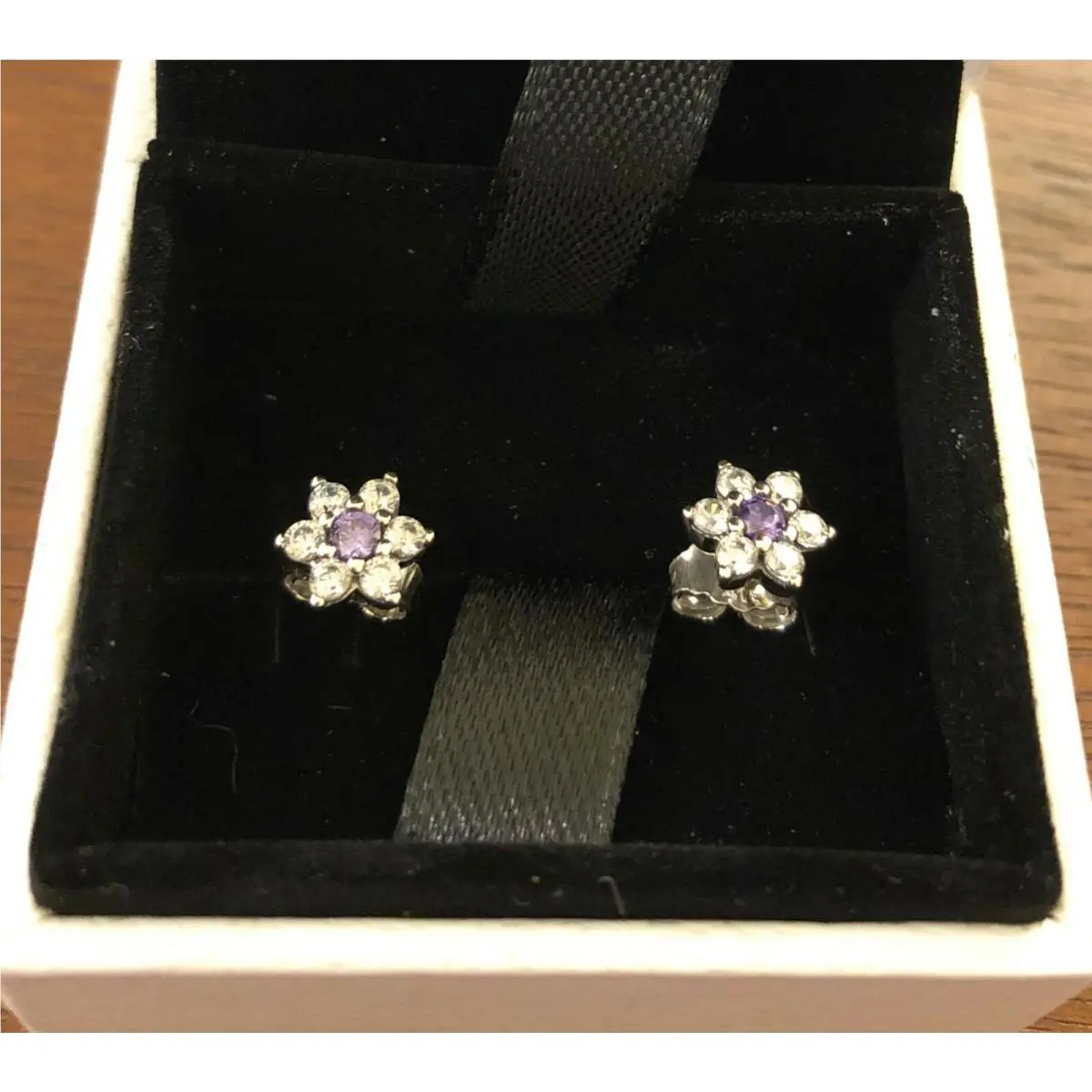 Pandora jewelry  - Purple & Clear, Main Stone: Purple 20