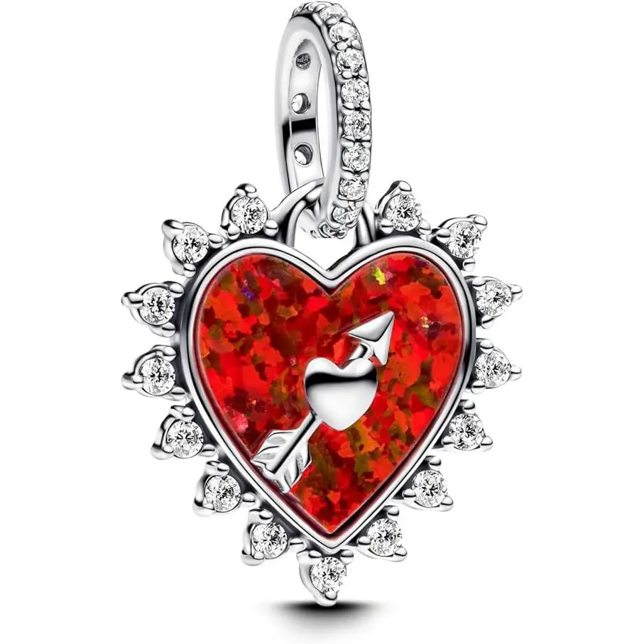 Pandora Spinnable Arrow Heart Dangle Charm 793667C01