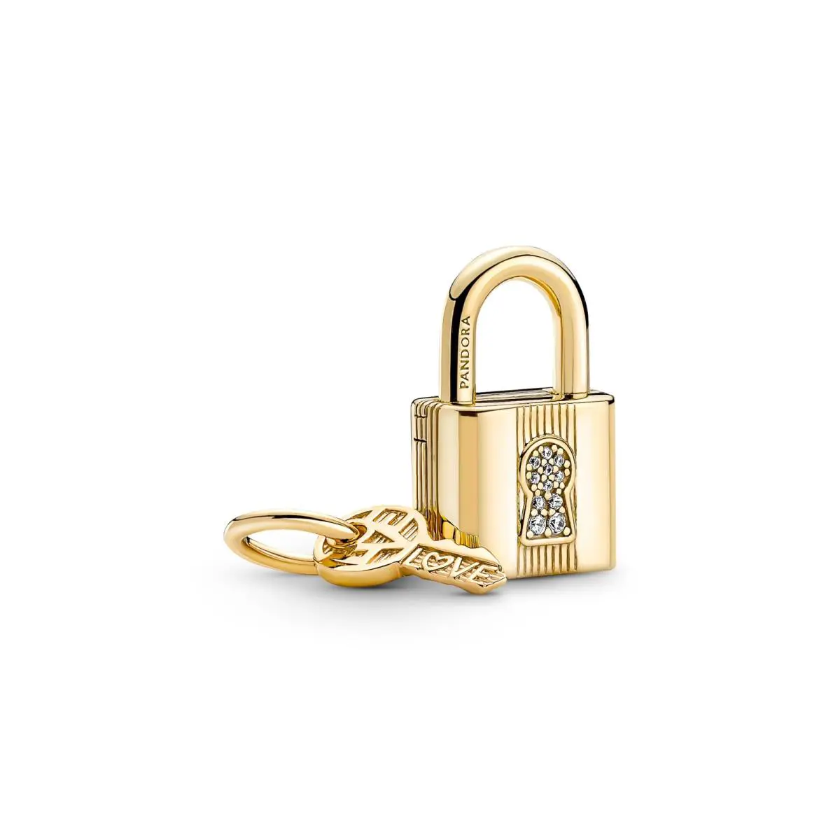 Pandora Padlock Key Dangle Charm 760088C01