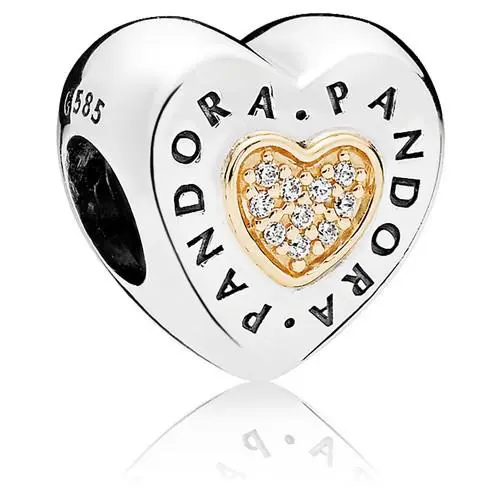 Signature Heart Charm by Pandora