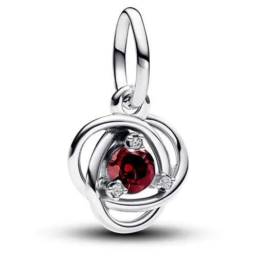 Pandora January Eternity Circle Dangle