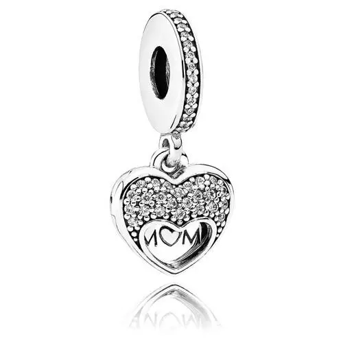 I Love My Mum Heart Dangle Charm by Pandora