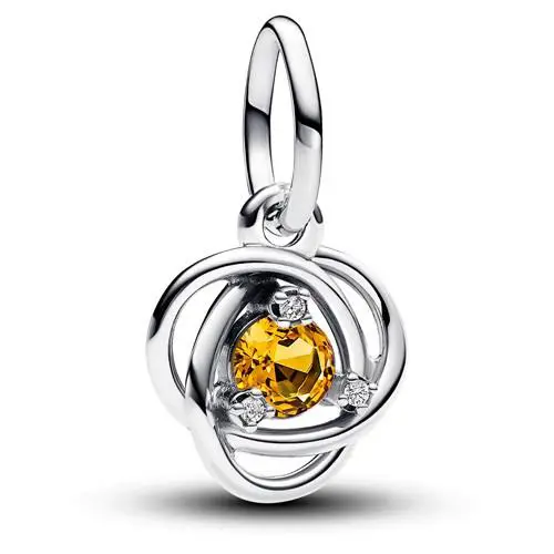 Pandora November Eternity Circle Dangle