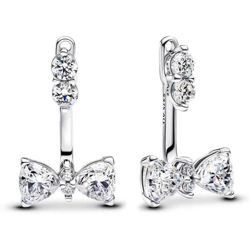 Pandora Timeless Sparkling Bow Drop Earrings 293543C01