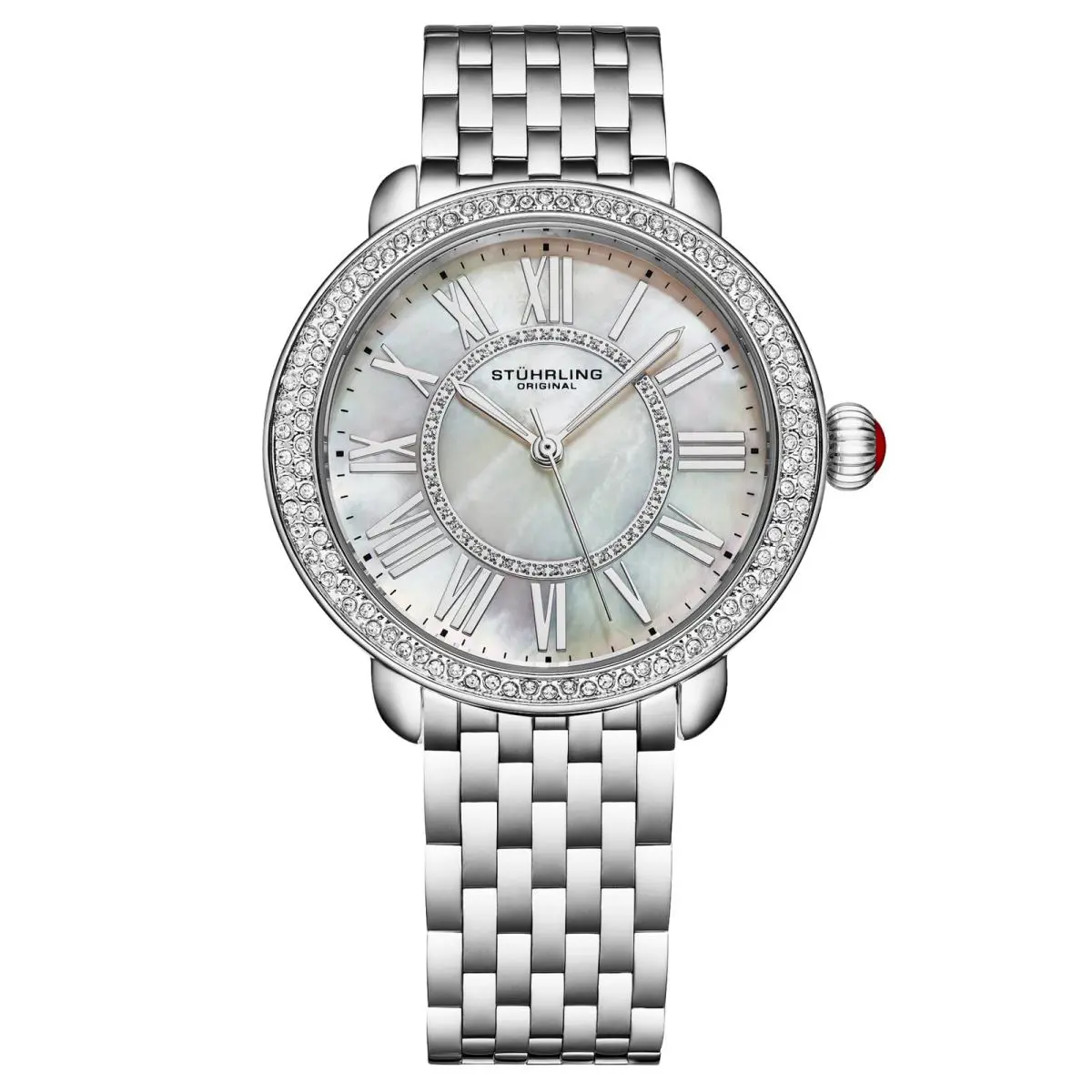 Stuhrling Sonata 4074 1 Quartz Stainless Steel Bracelet Womens Watch