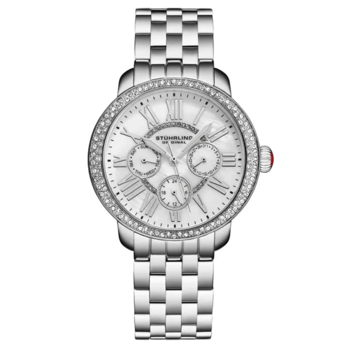 Stuhrling Sonata 4081 1 Quartz Stainless Steel Bracelet Womens Watch