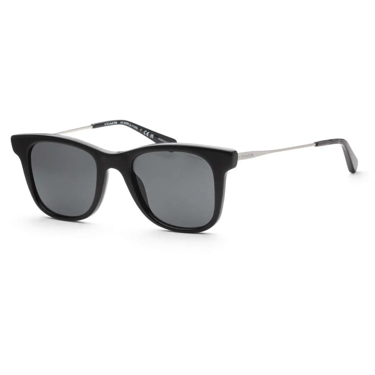Coach Women Sunglasses Hc8290-500287 Black W/ Dark Grey Gradient