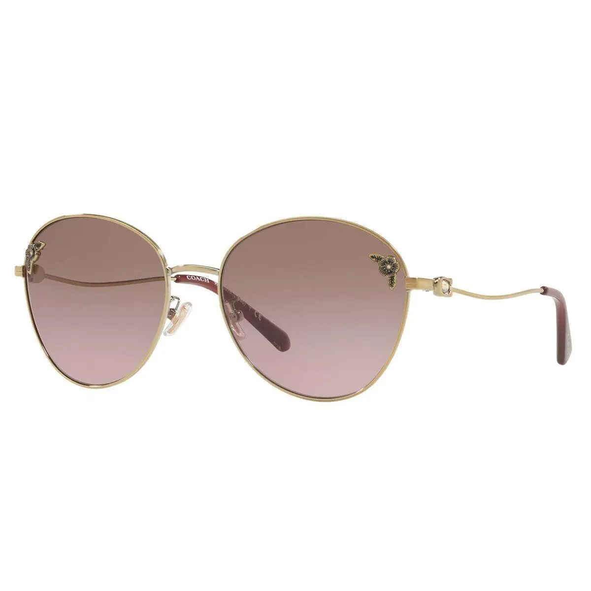 Coach Women Sunglasses Hc7097B-900514 59 Light Gold