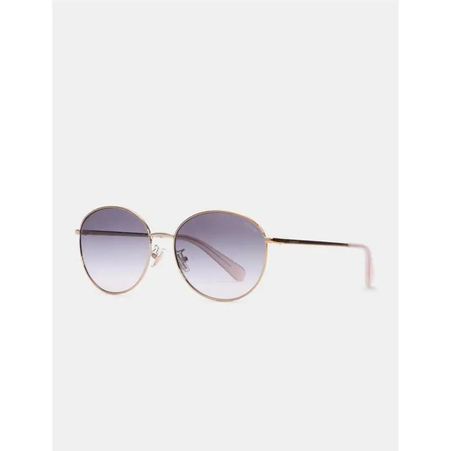 UV Protection Lia Round Sunglasses C3482 Violet Gradient by Coach