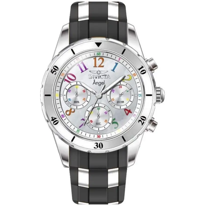 Invicta Angel Chronograph Gmt Quartz White Dial Ladies Watch 49802