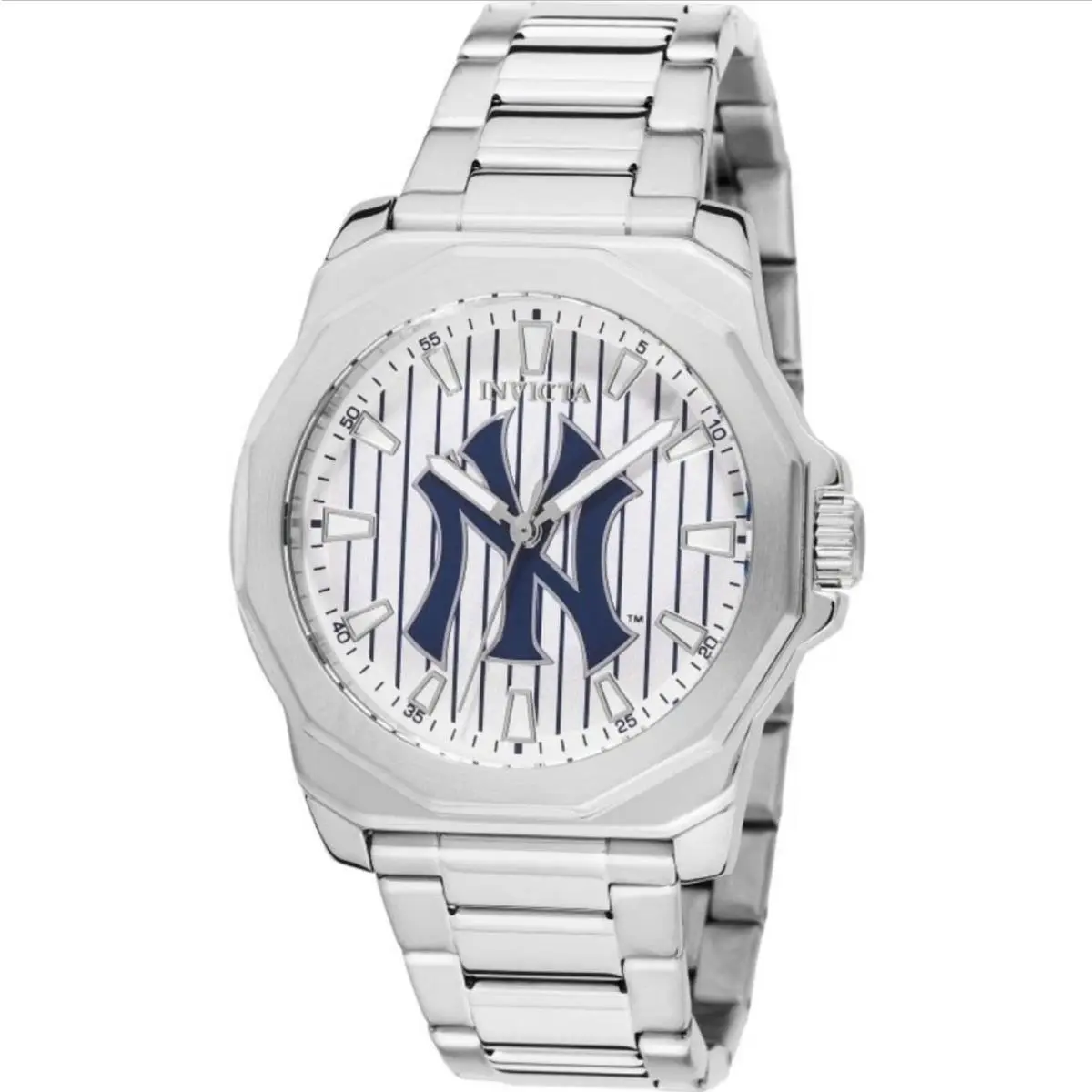 Invicta Speedway York Edition Quartz Silver Dial Men`s Watch 49859 42mm