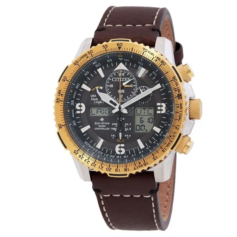 Eco-drive Skyhawk A-t Men`s Chronograph Watch JY8084-09H by Citizen