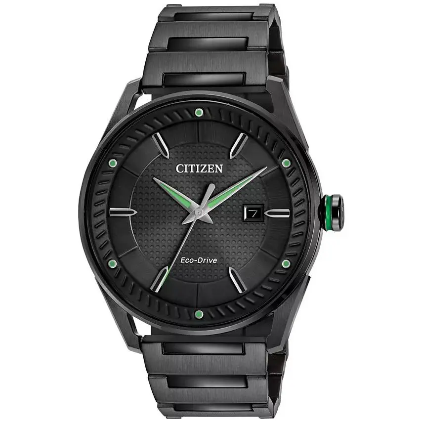 Citizen Eco-drive BM6985-55E Men Cto Black Bracelet 42mm Watch IN Gift Box