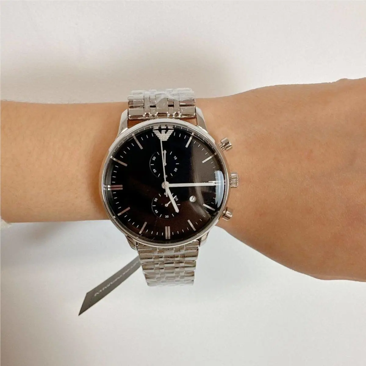 Emporio Armani AR1648 Men`s Two-hand Stainless Steel Watch