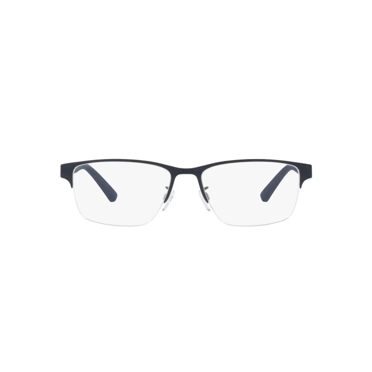 EA1138 3001 Eyeglasses Men`s Matte Black Semi Rim 56mm by Emporio Armani