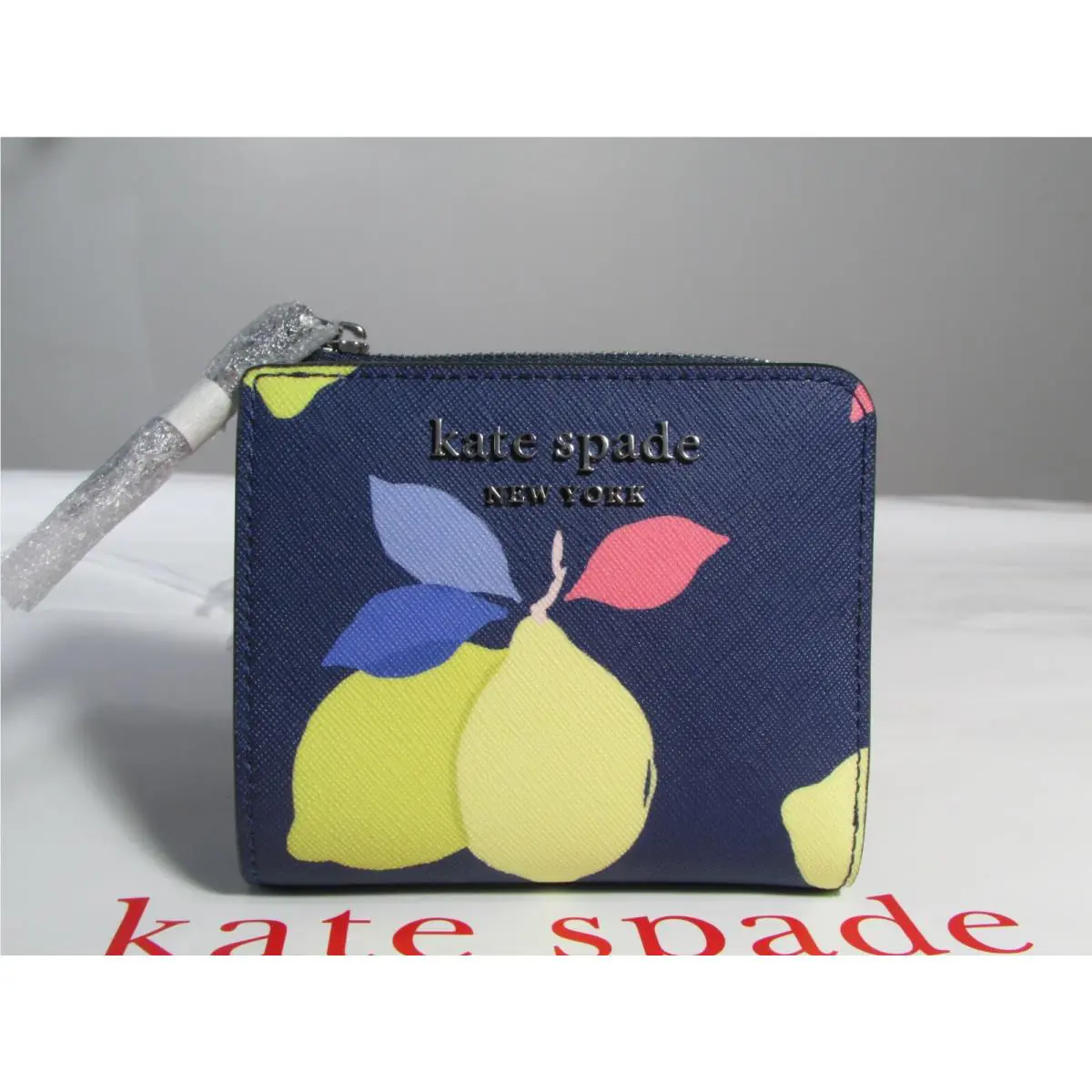 Kate Spade Saffiano Canvas Comeron Small L-zip Bifold Wallet